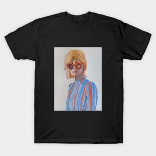 a rayas arte T-Shirt